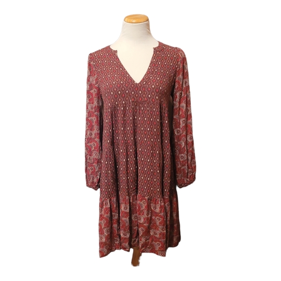 Maeve by Anthropologie Amber Tiered Tunic Small - Picture 3 of 10